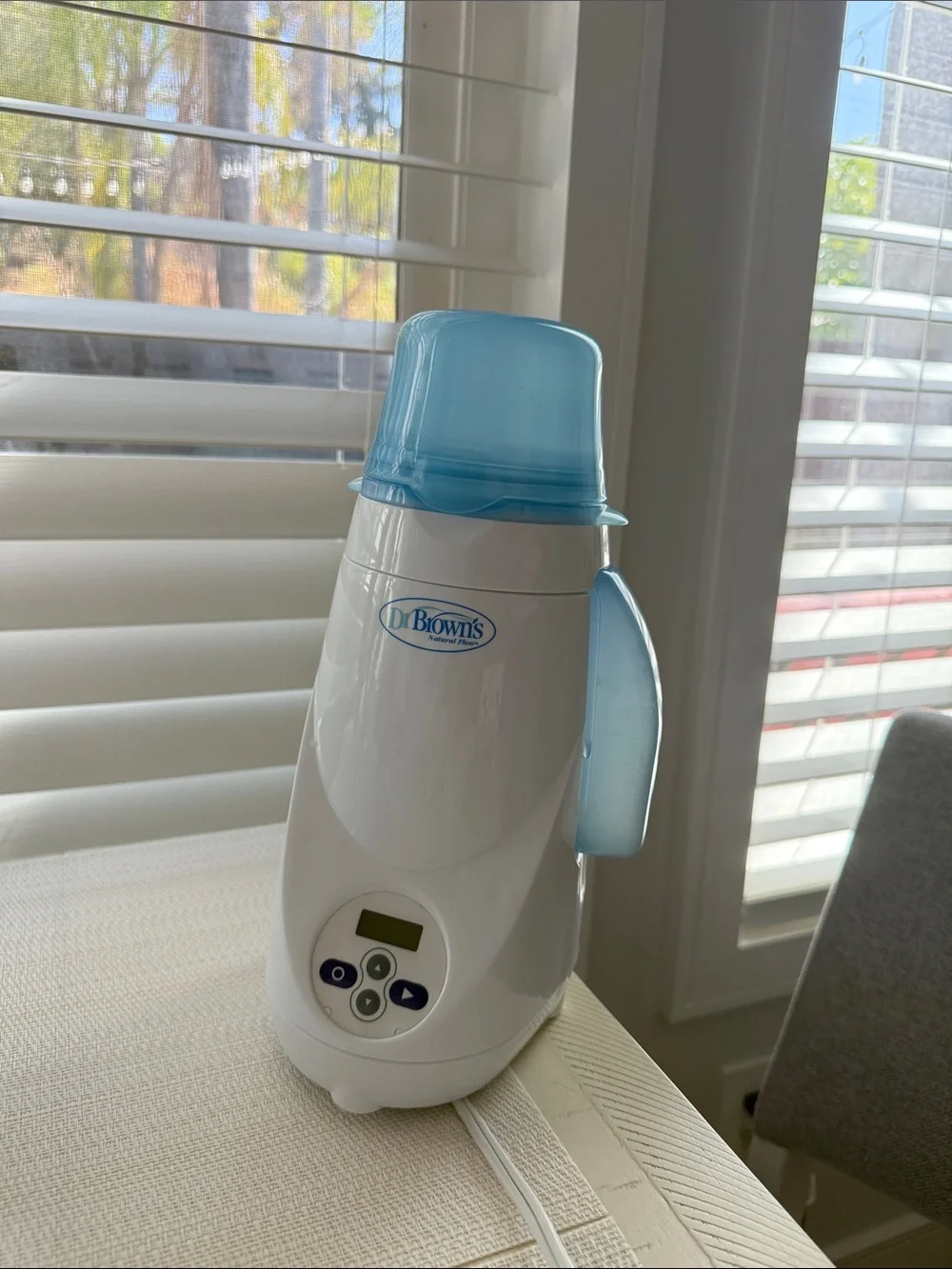 Dr. Brown's Blue Baby Bottle Warmer - Electric Bottle Heater